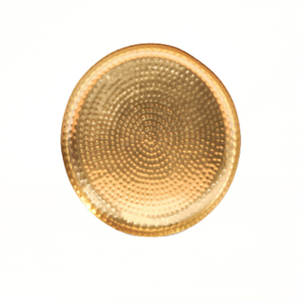 Dekoteller Marokkanisch gold Metall 40x3.5cm