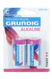 Batterien C LR14 Alkaline 2 Stk Grundig
