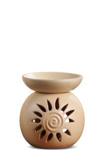 Duftlampe Keramik naturfarben 12x11cm