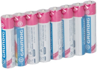 Batterien AAA LR03 8 Stck Grundig Alkaline  06/2022