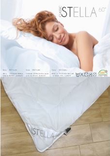 Stella Duvet 240x240cm, weiss Synthetik