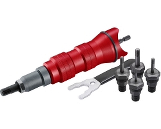 Nietaufsatz für Bohrmaschine für Nietmuttern M3-M4-M5-M6-M8 Extol Premium