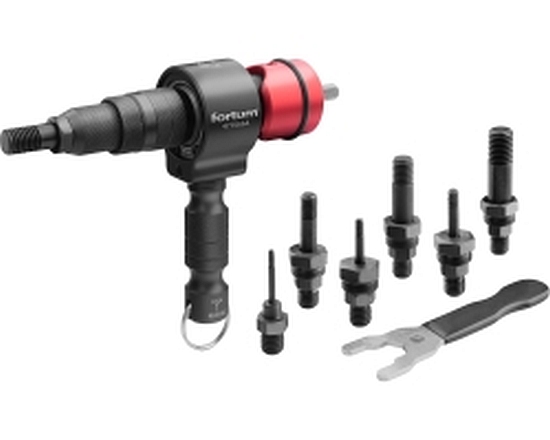 Nietadapter HEAVY DUTY mit T-Griff, für Nietmuttern M3 - M12 Extol Premium