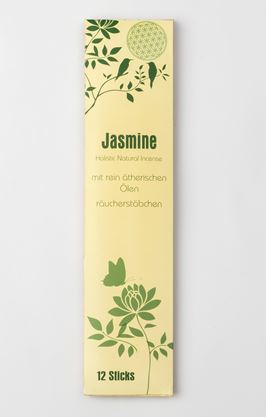 R&#228;ucherst&#228;bchen Blume des Lebens Jasmine 12Sticks 100% nat&#252;rlichen Zutaten INDIEN