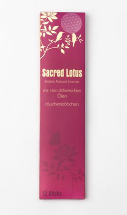 R&#228;ucherst&#228;bchen Blume des Lebens Sacred Lotus 12Sticks 100% nat&#252;rlichen Zutaten INDIEN
