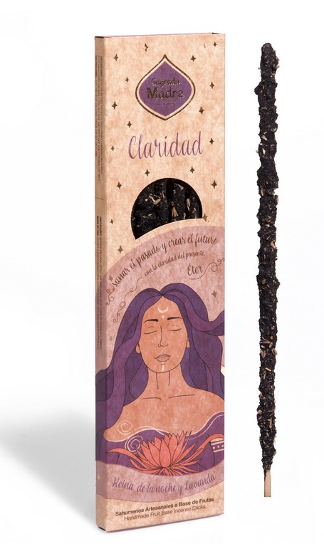 Räucherstäbchen Sagrada Madre 5 ELEMENTE Äther Lavendel-Königin der Nacht 6 Stäbe à 1h