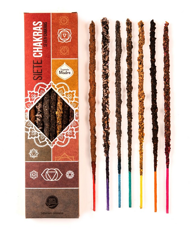 R&#228;ucherst&#228;bchen Sagrada Madre SIEBEN CHAKRAS 7 St&#228;be