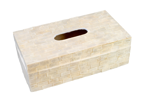 Kosmetikt&#252;cherbox 28x14x8cm Capizmuschel, BALI