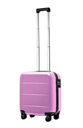 Easy Jet Hartschalen Koffer 45x34x20cm lila mit abnehmbaren R&#228;der