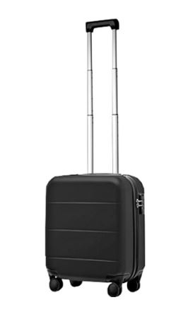 Easy Jet Hartschalen Koffer 45x34x20cm schwarz mit abnehmbaren R&#228;der