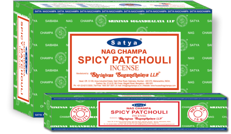 Räucherstäbchen Nag Champa Spicy Patchouli 15g