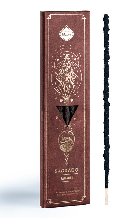 R&#228;ucherst&#228;bchen Sagrada Madre SAGRADO Samadhi 6 St&#228;be &#224; 1h Weihrauch-Gr&#252;ntee-Calendula