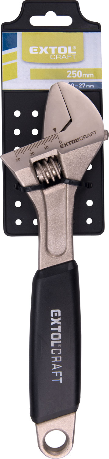 Rollgabelschl&#252;ssel verstellbar 250mm 10&quot; CrV EXTOL CRAFT
