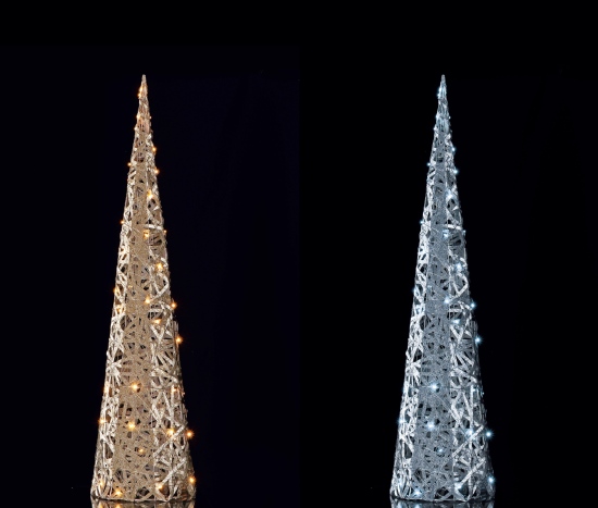 Weihnachtsbaum 50 LED 2ass 26x100cm PVC