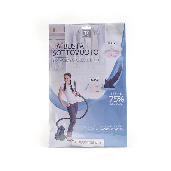Aufbewahrungsbeutel mit Vakuum 45x75x105cm Kunststoff