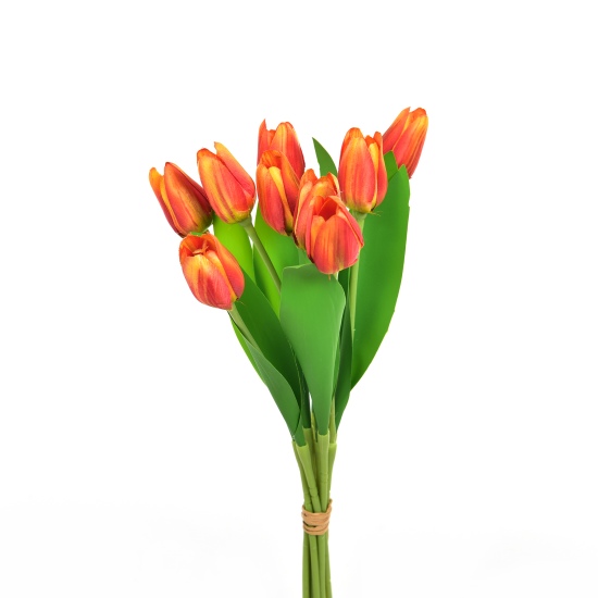 Tulpenstrauss 9 Blüten rot 37cm