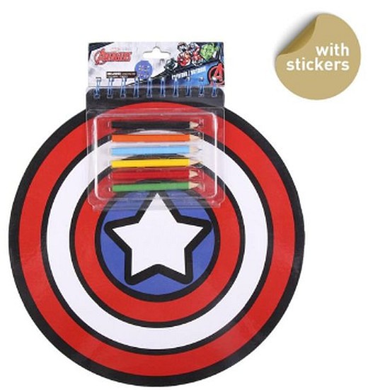 Malbuch Avengers mit 6 Buntstiften