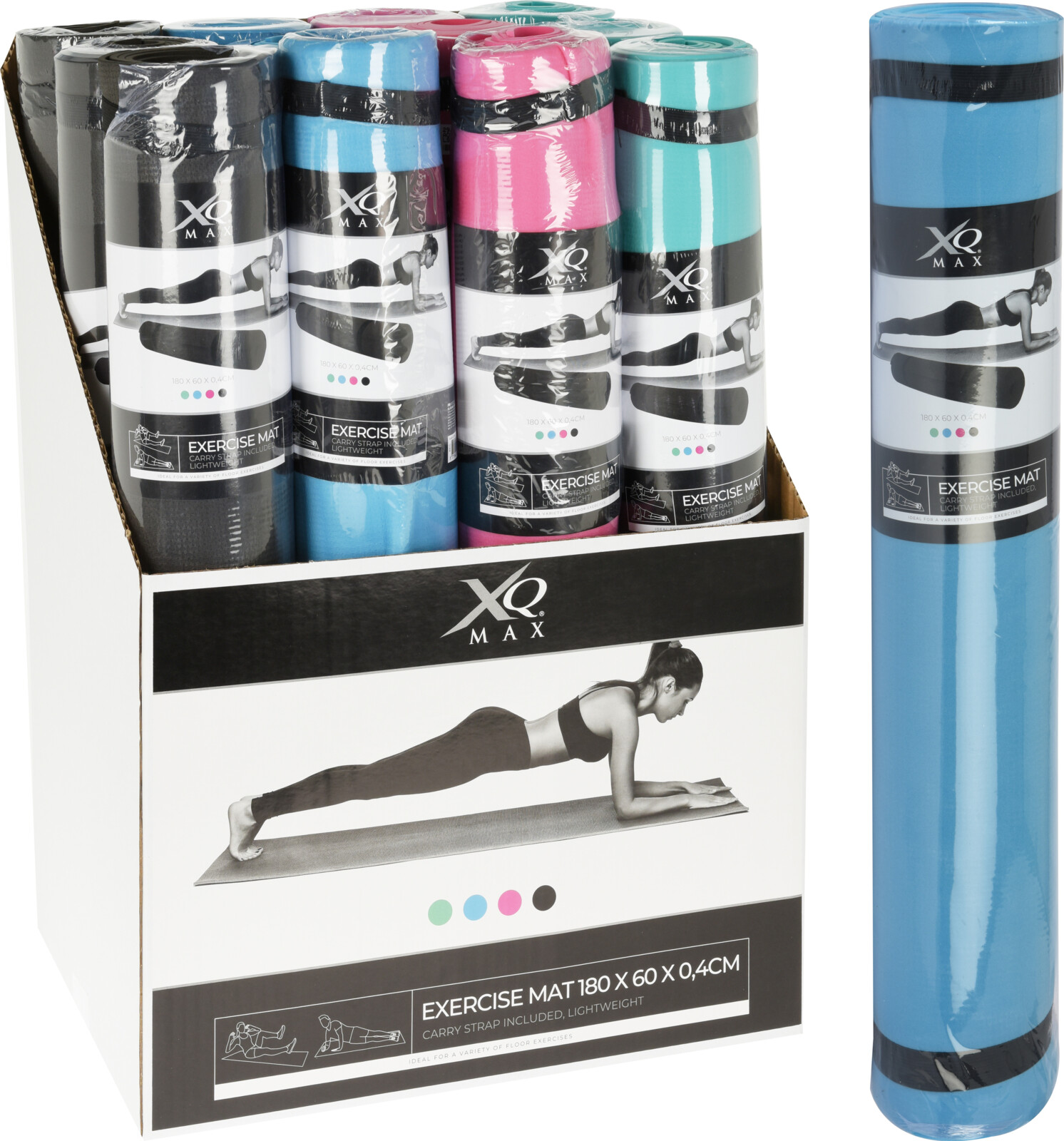 Yogamatte 4ass 180x60cm