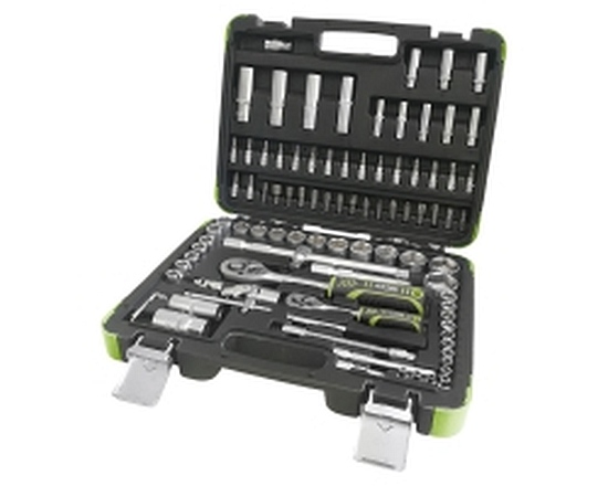 Schraubenschlüssel Ratschen Cr-V Set 94.tlg. Extol Craft