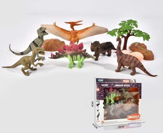 Dinosaurier Set 20x17x4.5cm