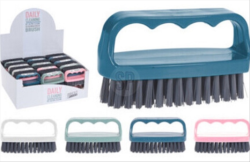 B&amp;#252;rste mit Griff Kunststoff 4ass