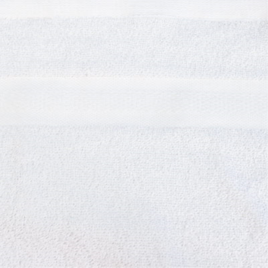 Smooth Frottierwäsche 70x140cm Duschtuch 500gsm Weiss 100% BW