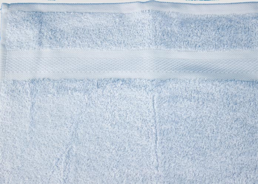Smooth Frottierwäsche 100x200cm Saunatuch/Badetuch XXL 500gsm Ciel 100% BW