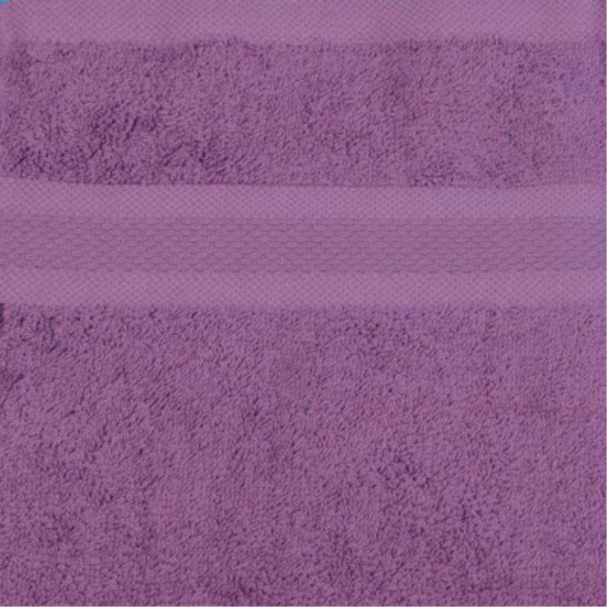Smooth Frottierwäsche 100x200cm Saunatuch/Badetuch XXL 500gsm Lila 100% BW