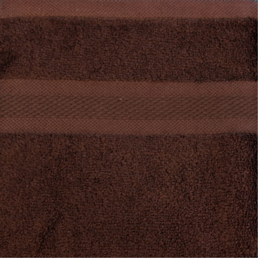 Smooth Frottierwäsche 100x200cm Saunatuch/Badetuch XXL 500gsm Schoko 100% BW