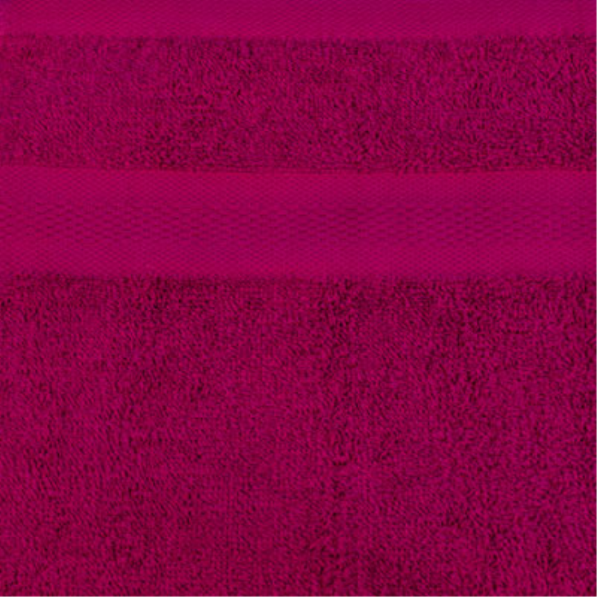 Smooth Frottierwäsche 100x200cm Saunatuch/Badetuch XXL 500gsm Fuchsia 100% BW