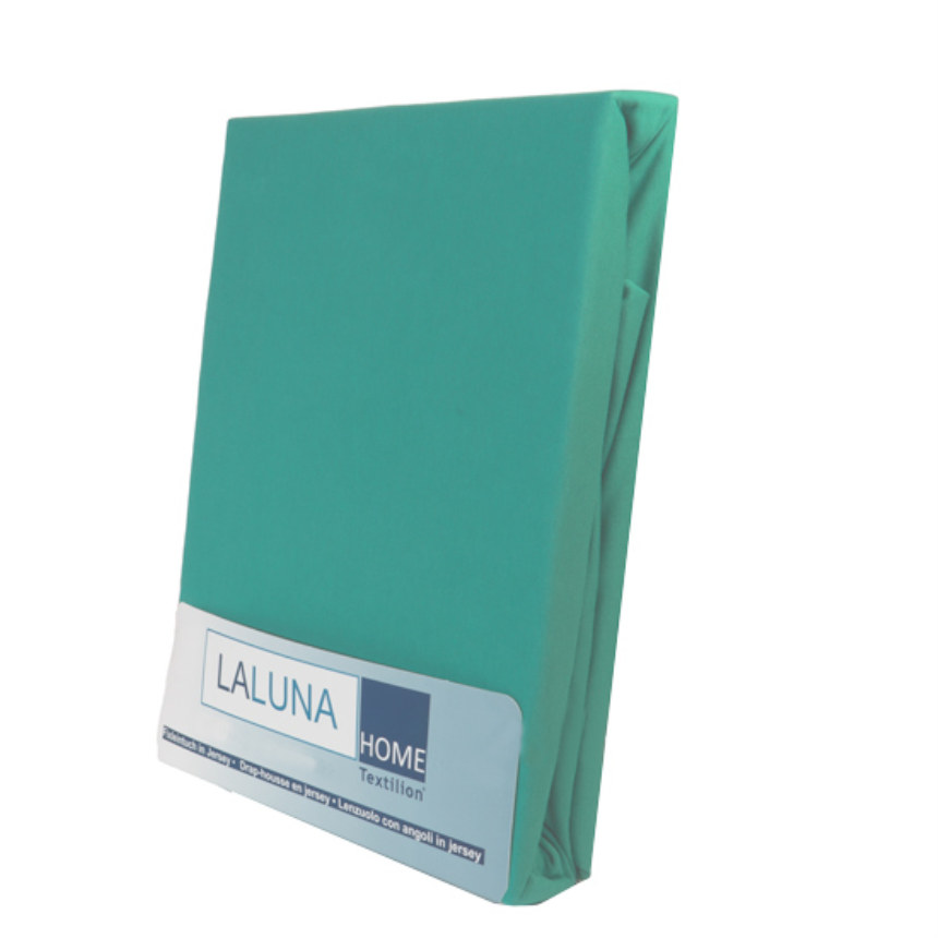 Textilion Fixleintuch-Jersey 150 gsm 90x200 cm Smaragdgr&amp;#252;n