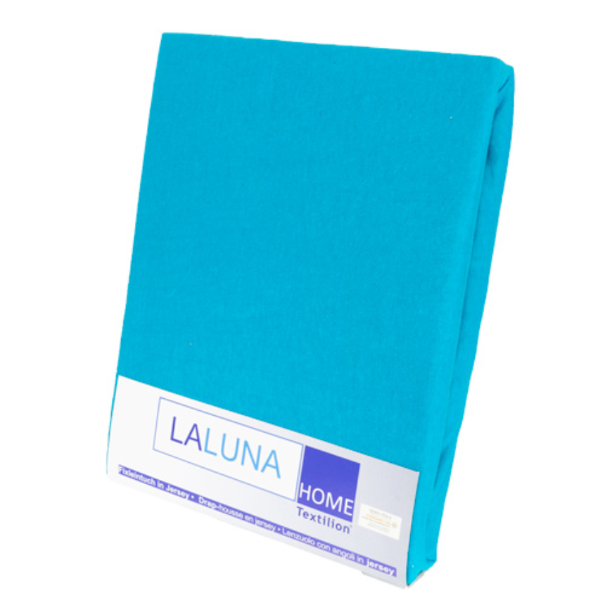 Textilion Fixleintuch-Jersey 150 gsm 90x200 cm T&amp;#252;rkis