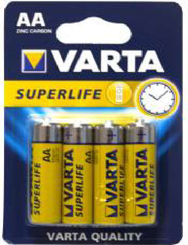 Batterien VARTA Superlife Mignon/ AA 4er Pack Blister im Display