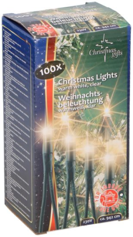 Lichterkette Weihnachten warmweiss 100 Lampen
