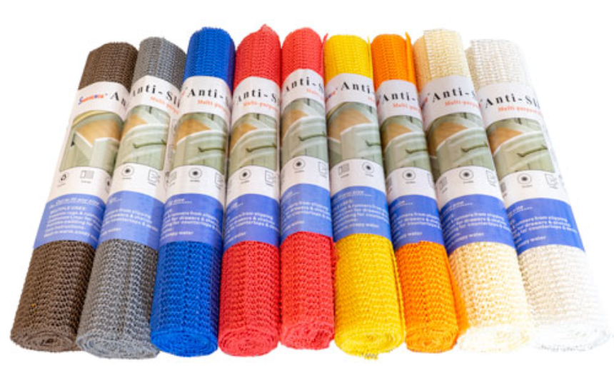 Antirutschmatte unifarben 30x150 cm 6ass
