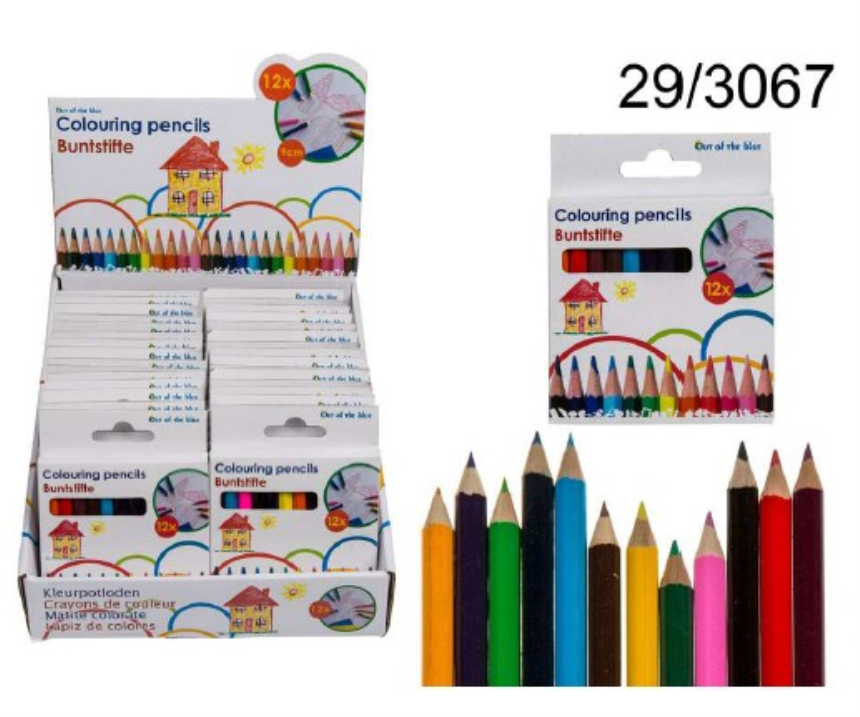 Stifte Buntstifte mini 12farbig im Display