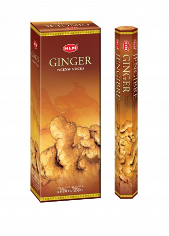 R&amp;#228;ucherst&amp;#228;bchen HEM 6eckig 20sticks GINGER (Ingwer)