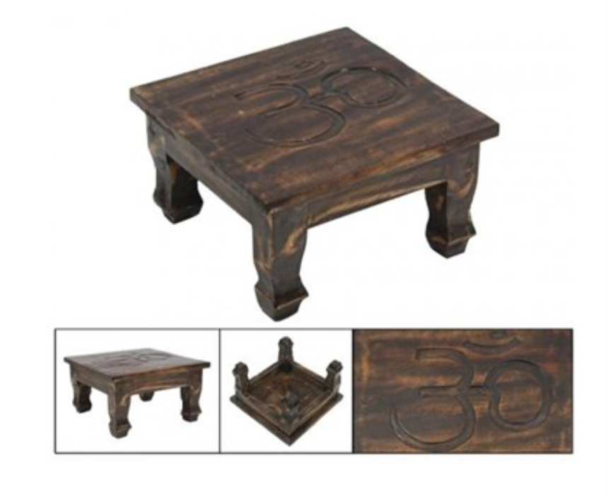 Tischchen nieder Holz 30x30x15cm BALI