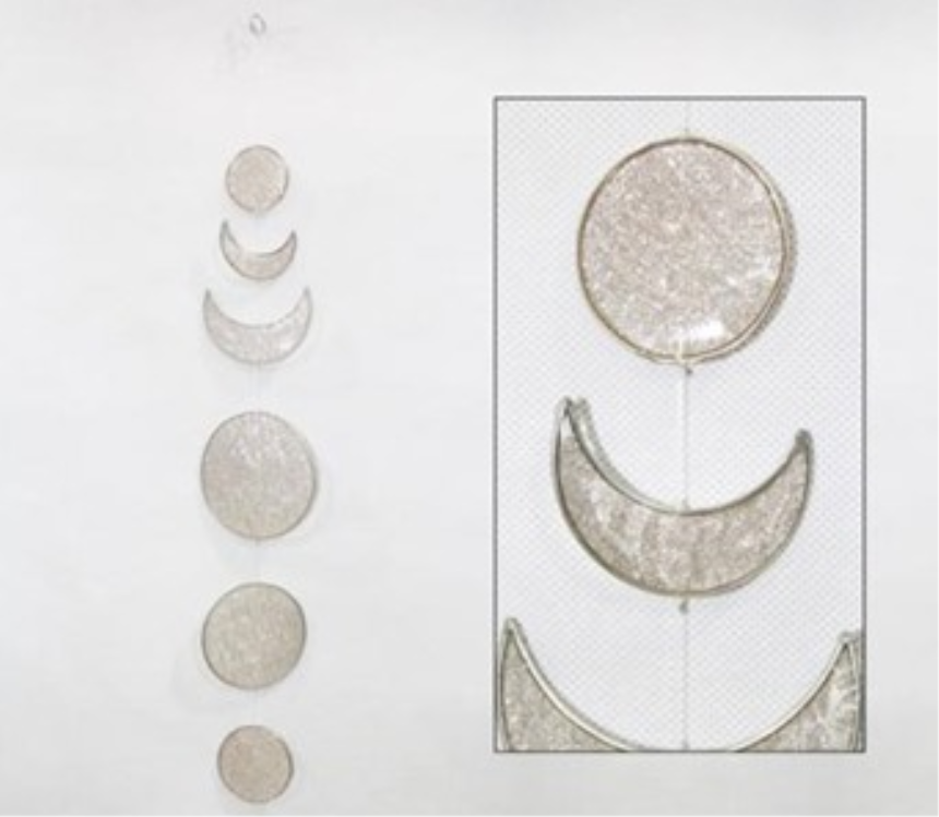Suncatcher Mondphasen 50cm Girlande transparent BALI