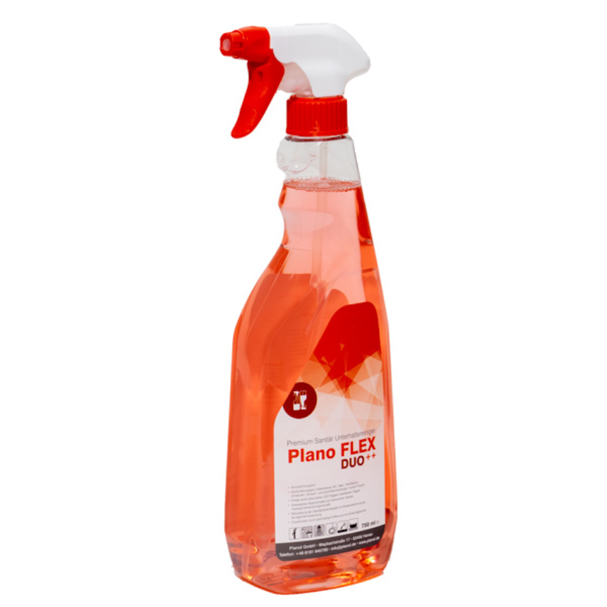 Reinigung Sanit&amp;#228;rreiniger Plano FLEX DUO mit &amp;#220;berkopfspr&amp;#252;hpistole