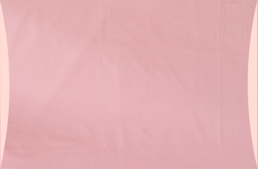 Bettgarnitur uni sandfarben und pink Kissenbezug 50x70cm 100% Baumwolle