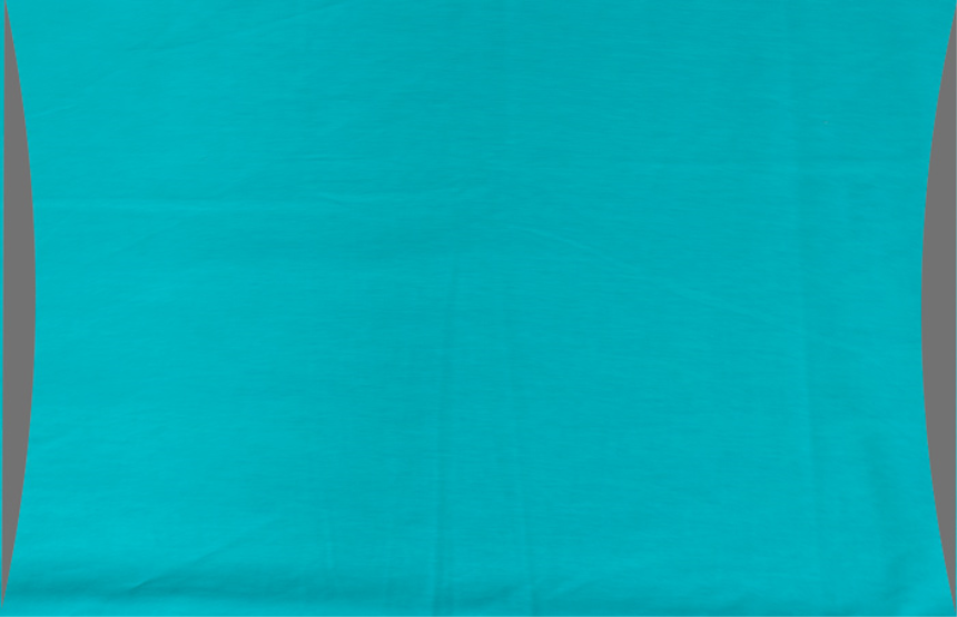 Bettgarnitur uni grau und blau Kissenbezug 50x70cm 100% Baumwolle
