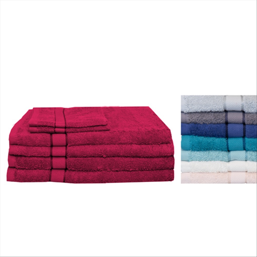 Inspiration Frottee 6erSet 2x30x30,2x50x90,2x70x140cm 400gr 8 Fr&amp;#252;hlings Farben ass 100% BW