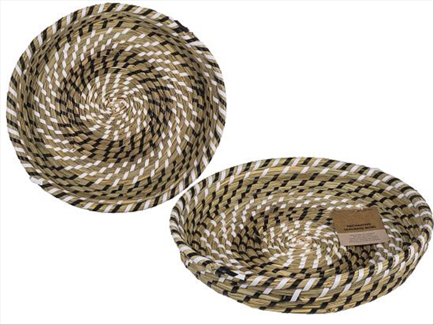 Korb Schale 30x5cm Seegras