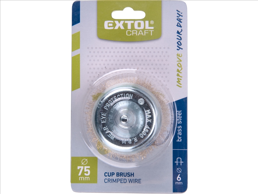 Topfb&amp;#252;rste 75mm Extol Craft