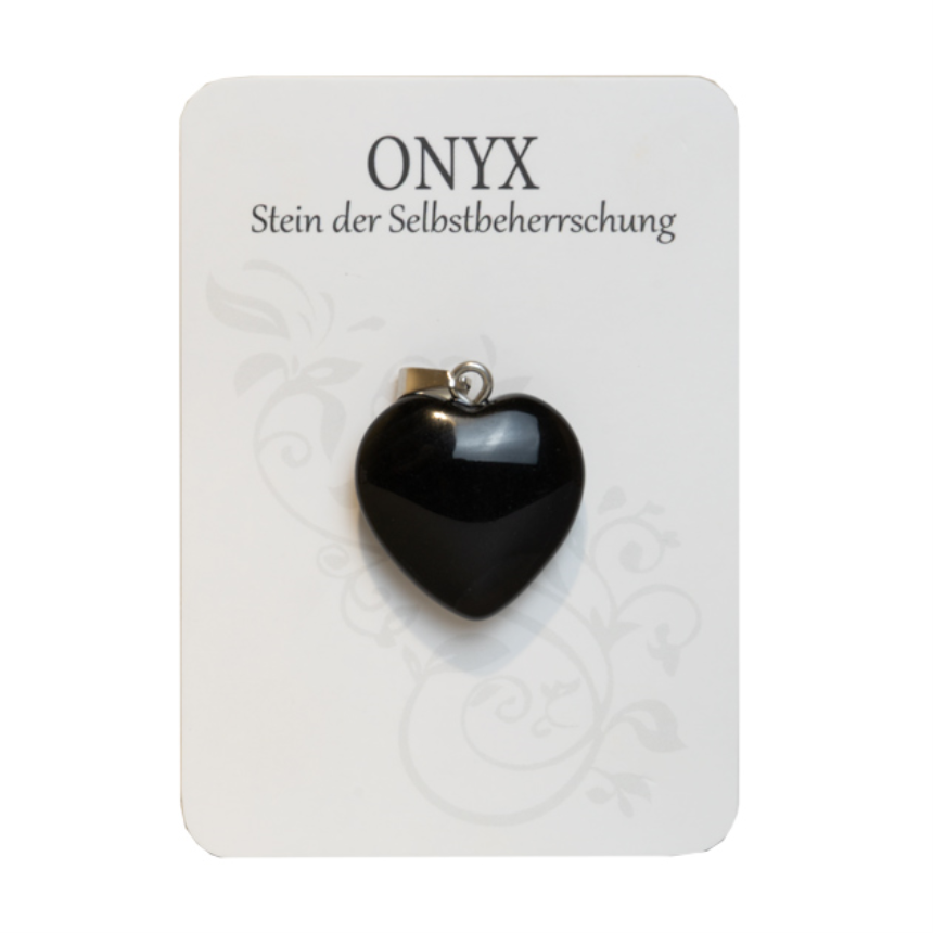 Naturedelstein Anh&amp;#228;nger Onyx 2.2cm