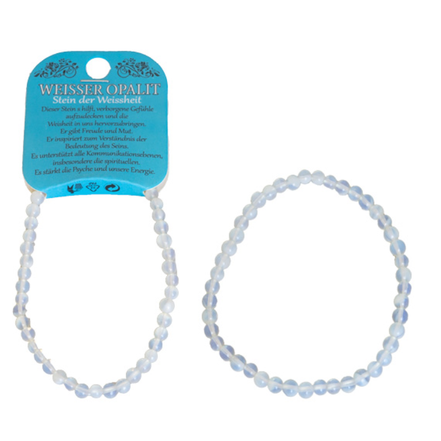 Naturedelstein Armband Opalit 190x4mm