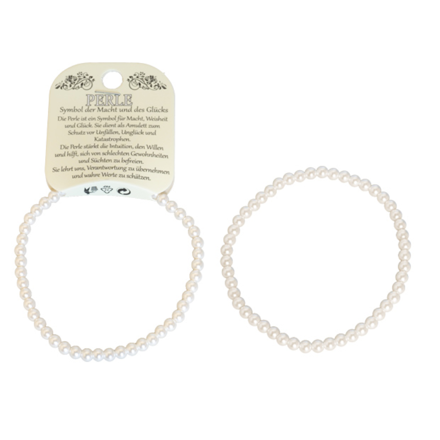 Naturedelstein Armband Perlmutt 190x4mm