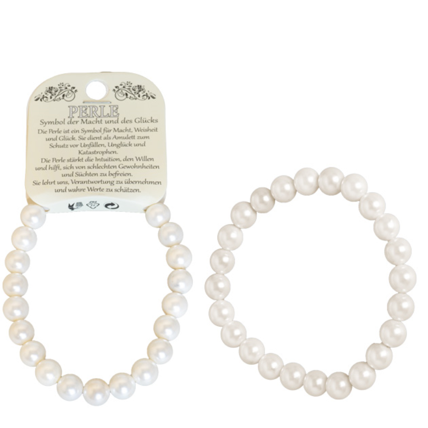 Naturedelstein Armband Perlmutt 190x8mm