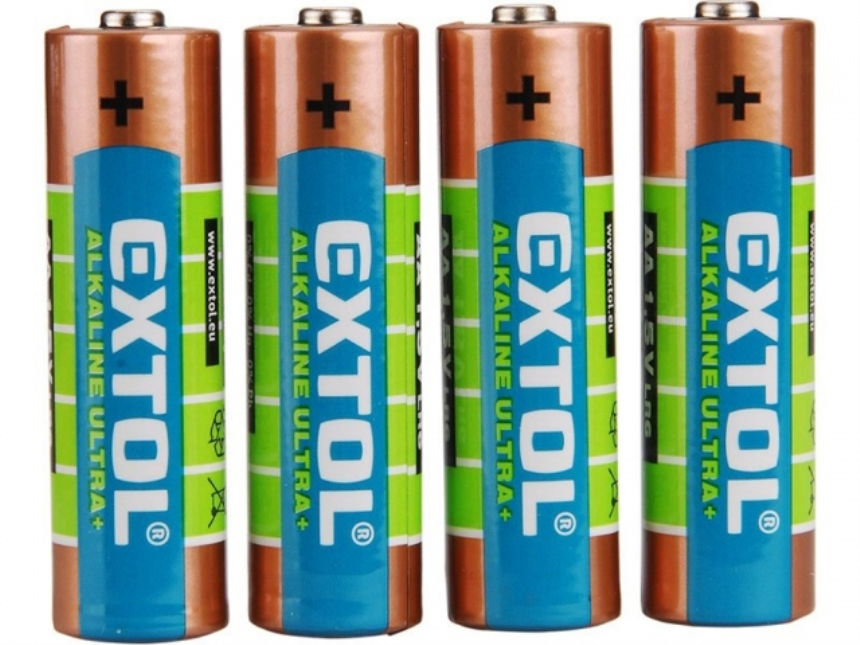 Batterien Alkaline 1.5 V AA LR6 4Stck. Extol Light  Preis